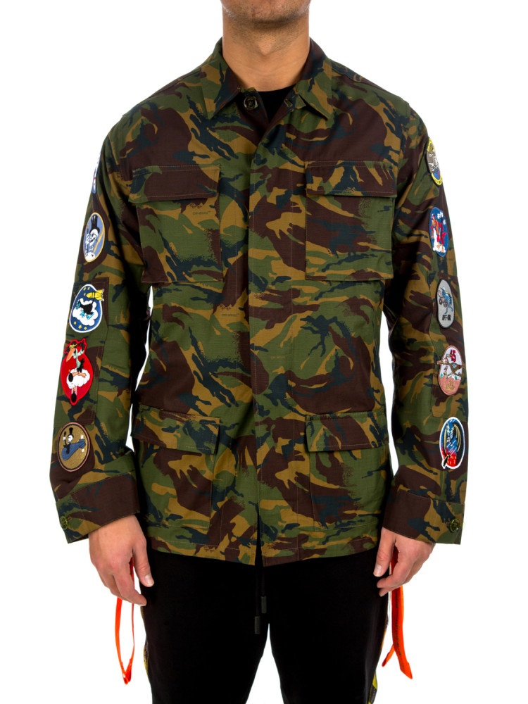 Off White Camou Field Jacket | Credomen