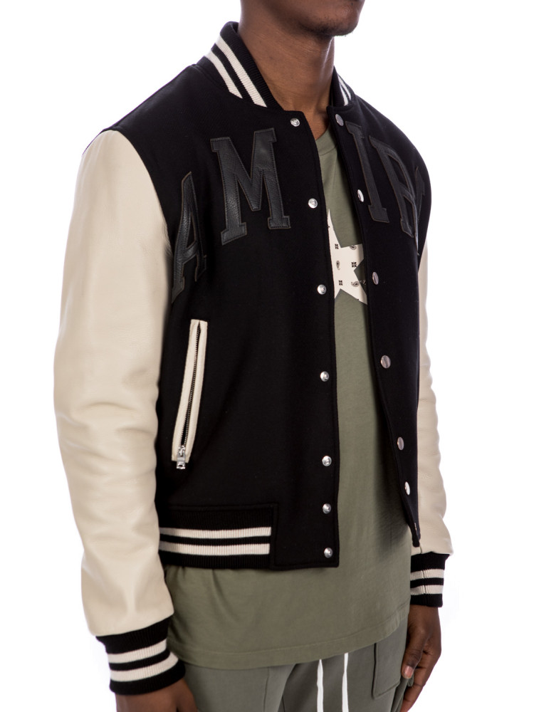 Amiri Vintage Varsity Bomber Jacket - Black