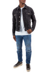 Balmain denim jacket Balmain  DENIM JACKETzwart - www.credomen.com - Credomen