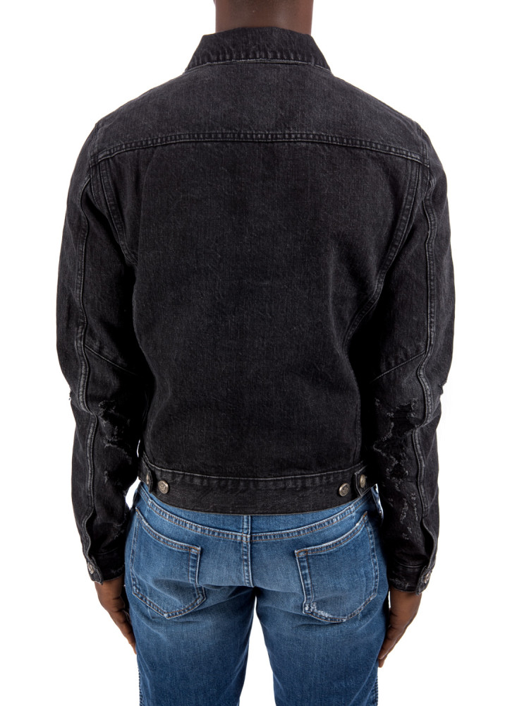 Balmain denim jacket Balmain  DENIM JACKETzwart - www.credomen.com - Credomen