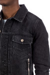 Balmain denim jacket Balmain  DENIM JACKETzwart - www.credomen.com - Credomen