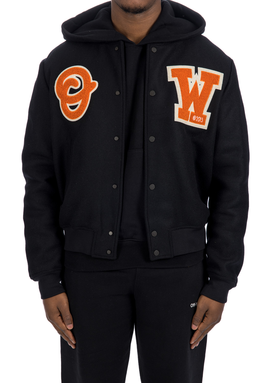 Off-White Men's OW Patch Varsity Jacket