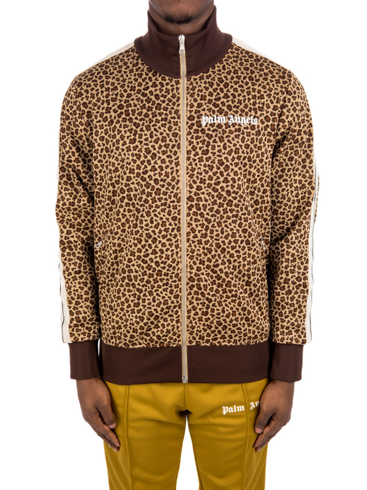 Palm Angels Leopard Jacquard Zipped Jacket - Farfetch