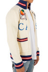 Casablanca swan zip up jacket Casablanca  SWAN ZIP UP JACKETwit - www.credomen.com - Credomen