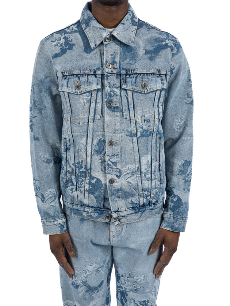 Buy The Indian Garage Co Men Blue Cotton Washed Denim Jacket - Jackets for  Men 18940582 | Myntra