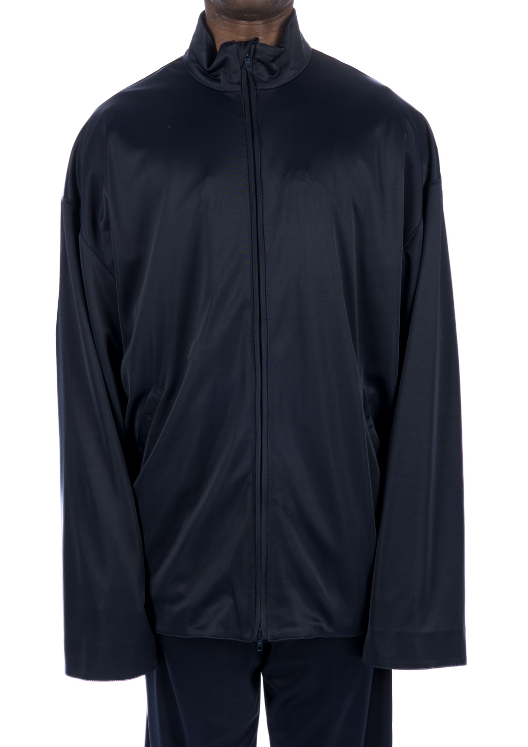 Balenciaga Nylon Tracksuit Jacket Black  END UK