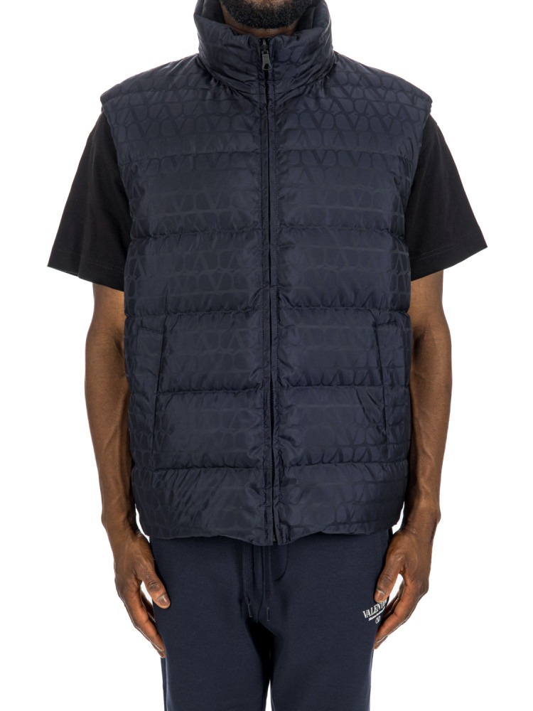 Valentino down vest Valentino  DOWN VESTblauw - www.credomen.com - Credomen