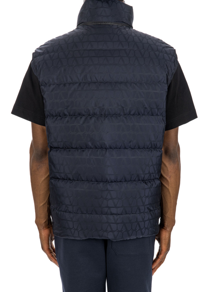 Valentino down vest Valentino  DOWN VESTblauw - www.credomen.com - Credomen