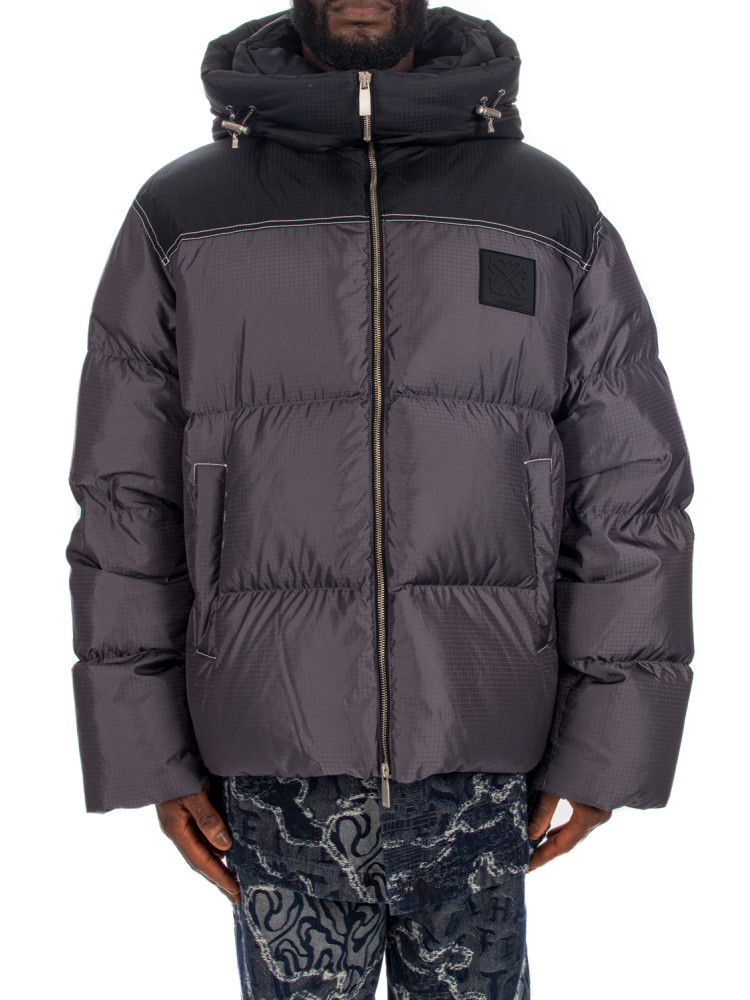 Off White patch arr down puffer Off White PATCH ARR DOWN PUFFERgrijs - www.credomen.com - Credomen