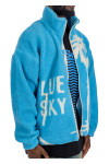 Blue Sky Inn fleece jacket Blue Sky Inn  FLEECE JACKETblauw - www.credomen.com - Credomen