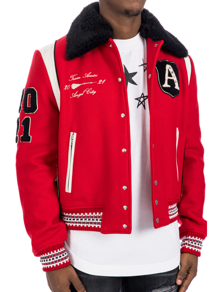 Amiri Black Always on Point Varsity Jacket – Balewink