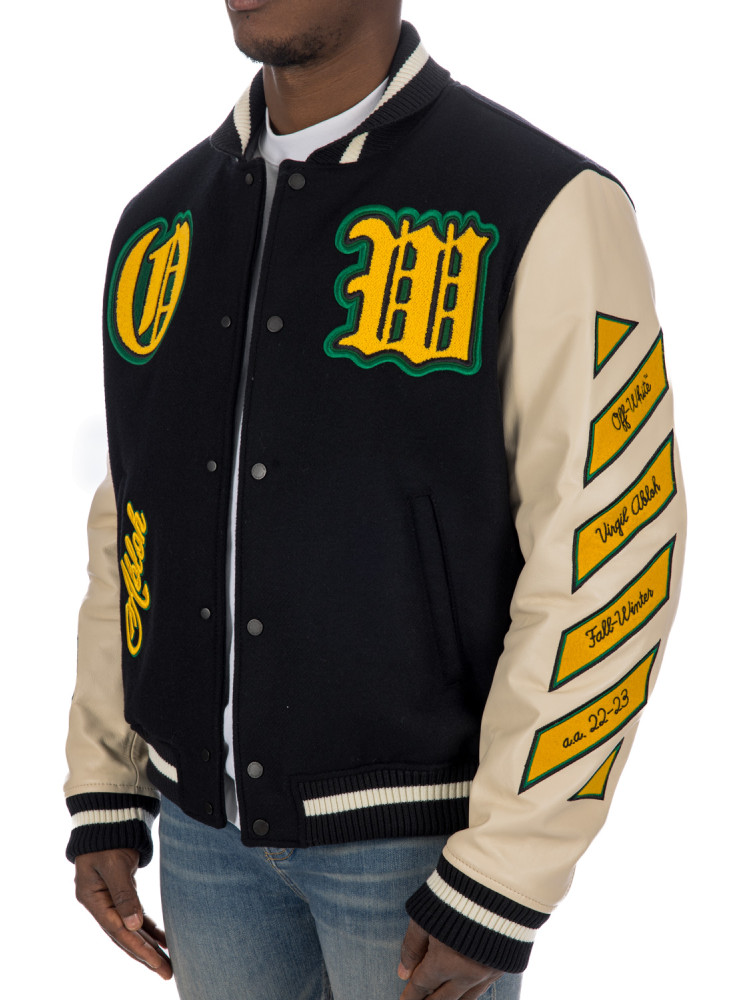 Off White graphics varsity Off White  GRAPHICS VARSITYzwart - www.credomen.com - Credomen