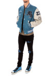 Amiri oversized varsity jacket Amiri OVERSIZED VARSITY JACKETblauw - www.credomen.com - Credomen