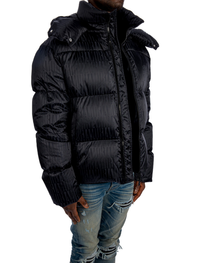 Amiri  jacquard puffer Amiri   JACQUARD PUFFERzwart - www.credomen.com - Credomen