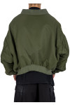 Balenciaga off shoulder bomber Balenciaga  OFF SHOULDER BOMBERgroen - www.credomen.com - Credomen