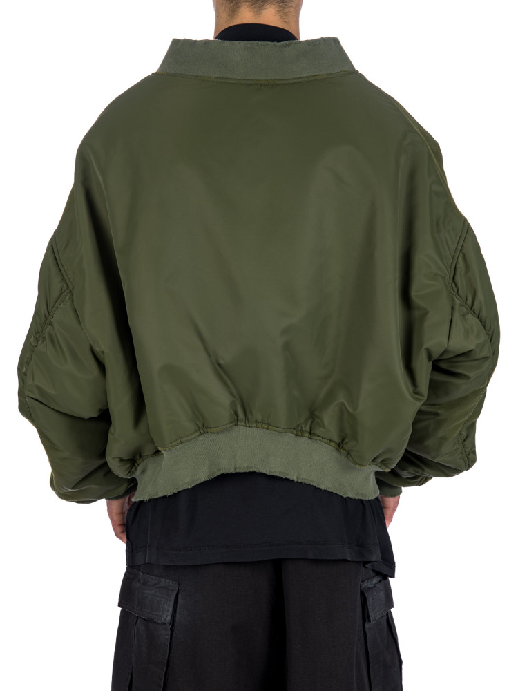 Balenciaga off shoulder bomber Balenciaga  OFF SHOULDER BOMBERgroen - www.credomen.com - Credomen