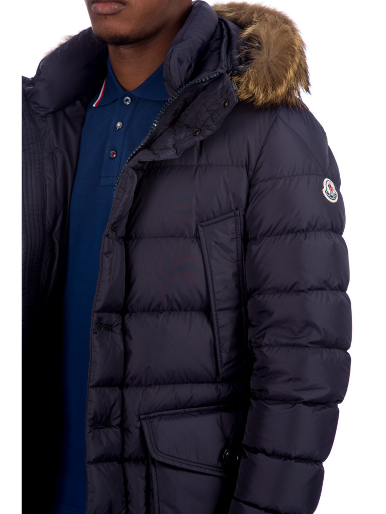 Moncler cluny long parka Moncler  CLUNY LONG PARKAblauw - www.credomen.com - Credomen