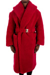 Casablanca shearling robe Casablanca  SHEARLING ROBErood - www.credomen.com - Credomen