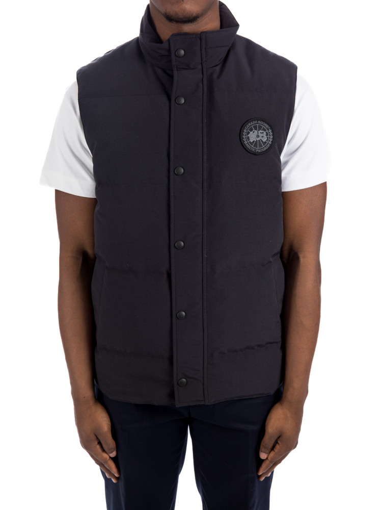 canada goose garson vest black label