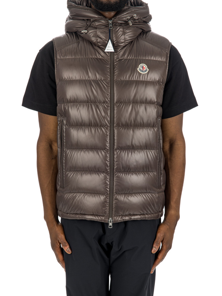 Moncler barant vest Moncler  BARANT VESTbruin - www.credomen.com - Credomen