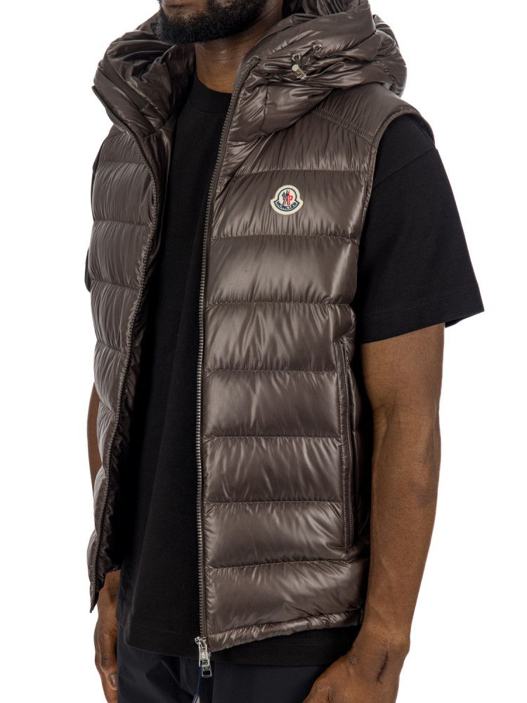 Moncler barant vest Moncler  BARANT VESTbruin - www.credomen.com - Credomen