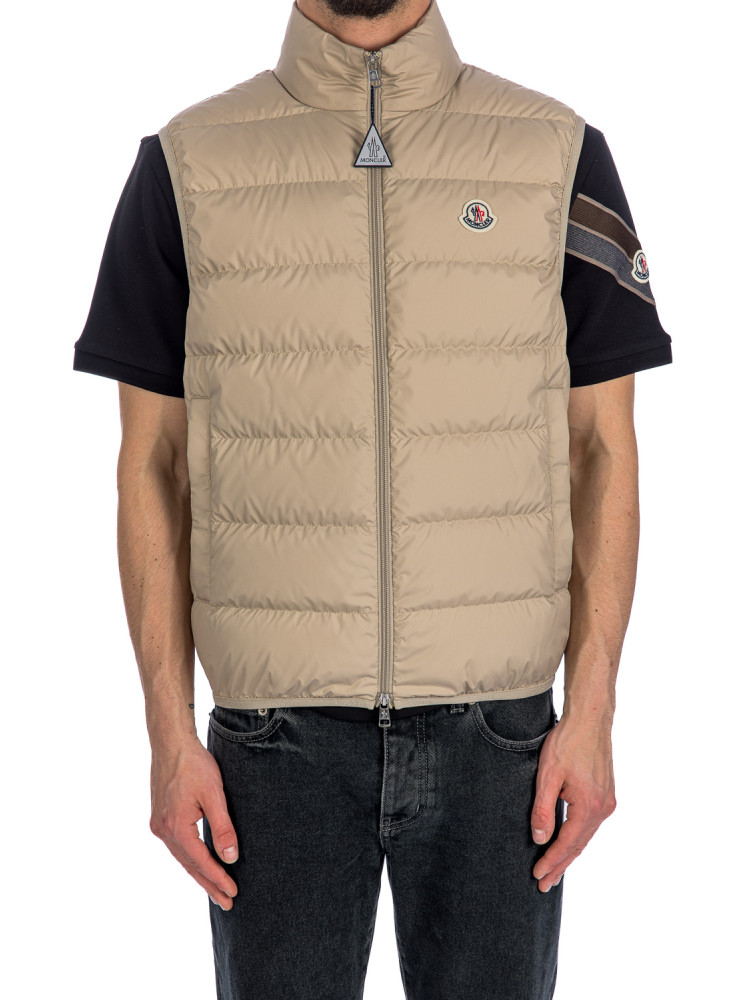 Moncler contrin vest Moncler  CONTRIN VESTbeige - www.credomen.com - Credomen