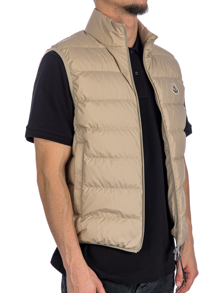 Moncler contrin vest Moncler  CONTRIN VESTbeige - www.credomen.com - Credomen