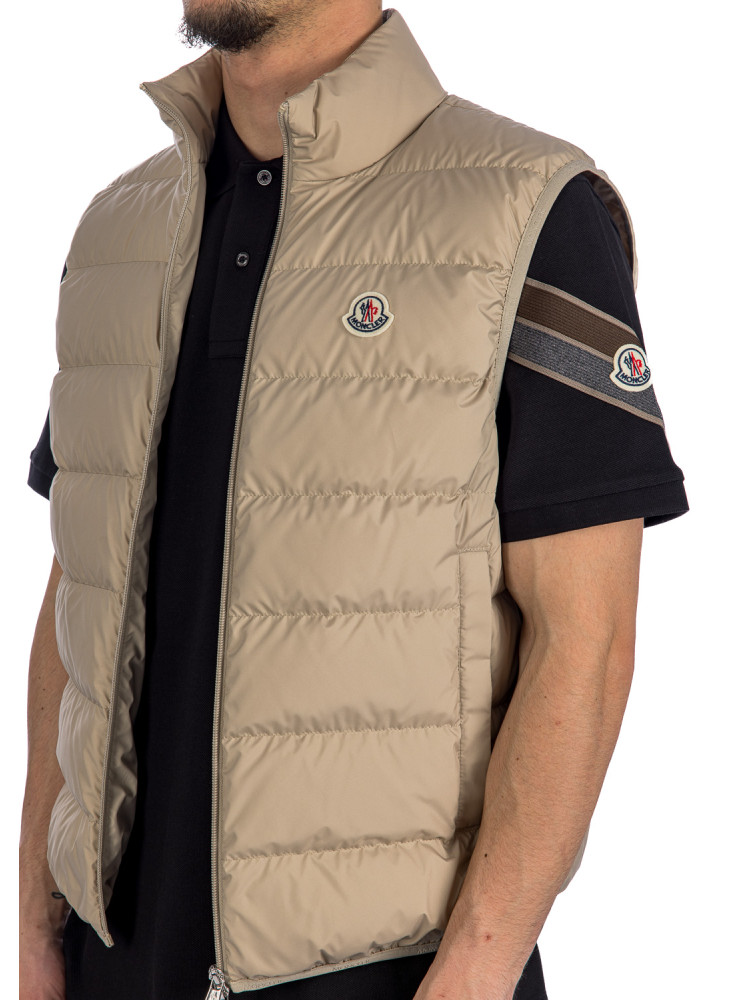 Moncler contrin vest Moncler  CONTRIN VESTbeige - www.credomen.com - Credomen