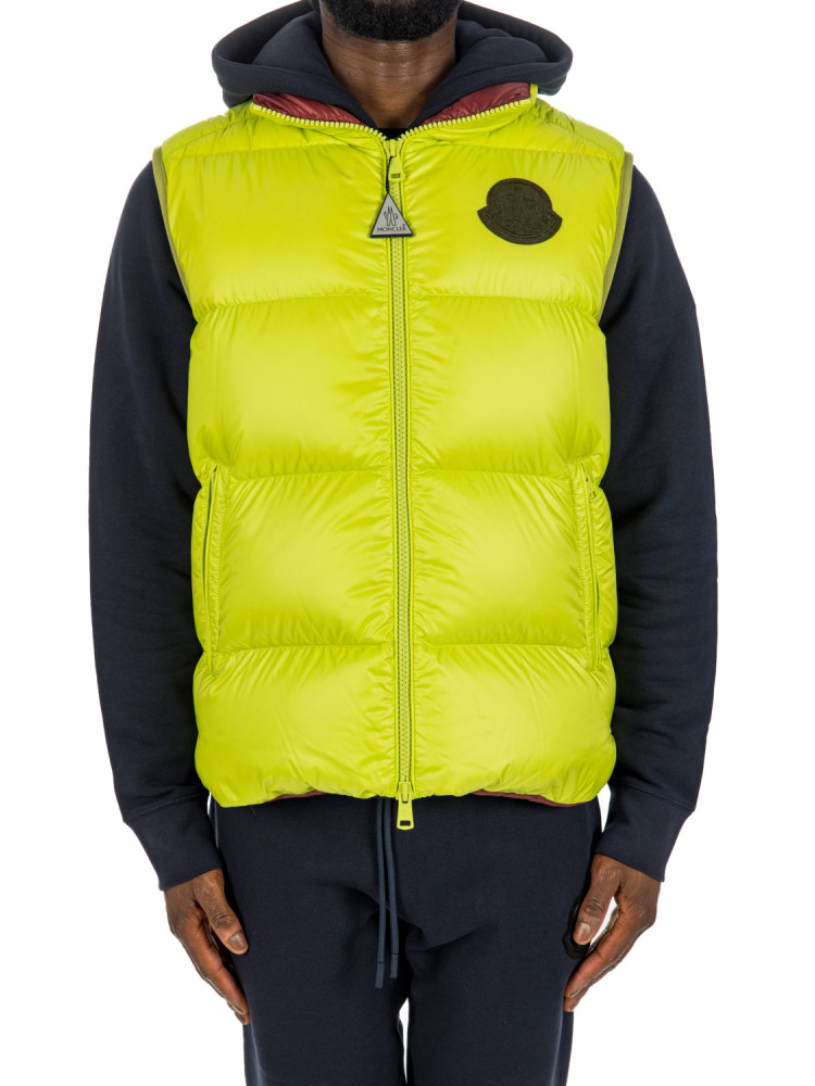 Moncler vest yellow online