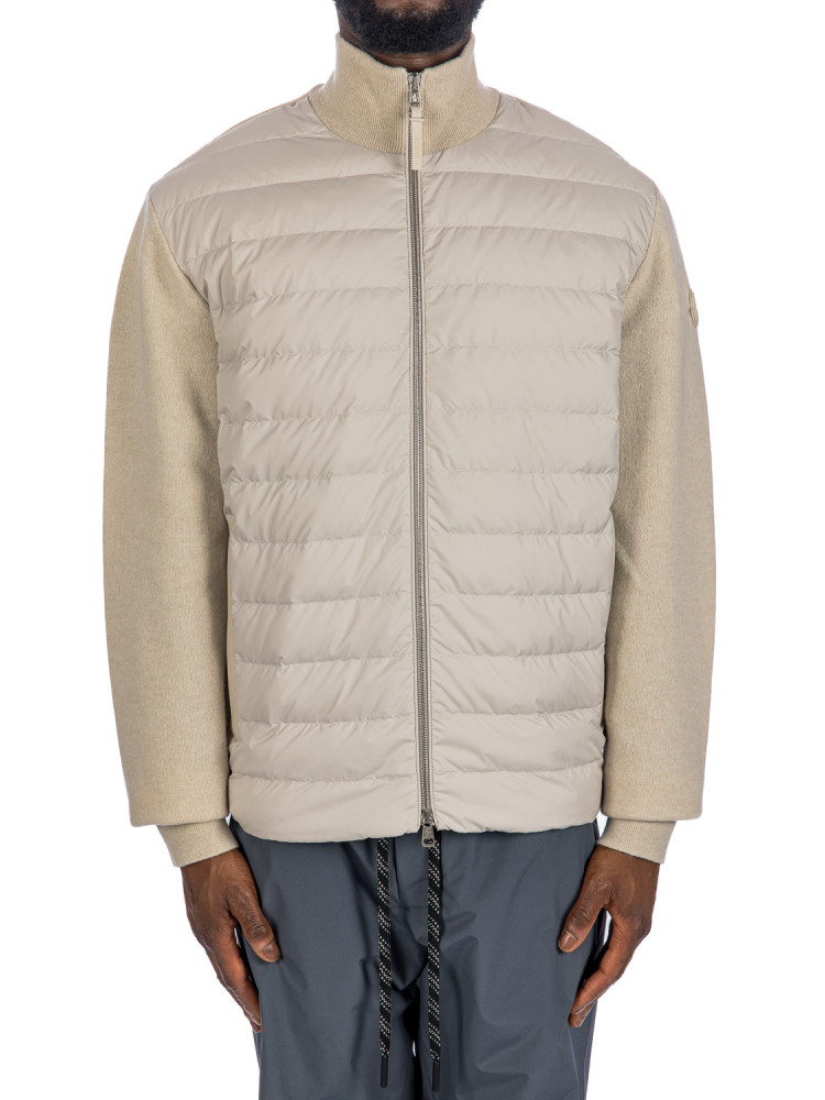 Moncler cardigan Moncler  CARDIGANbeige - www.credomen.com - Credomen