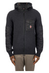 Moncler Grenoble cardigan Moncler Grenoble  CARDIGANgrijs - www.credomen.com - Credomen