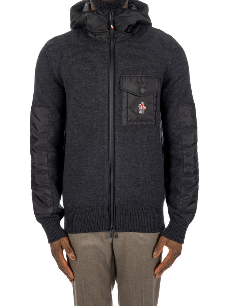 Moncler Grenoble cardigan Moncler Grenoble  CARDIGANgrijs - www.credomen.com - Credomen