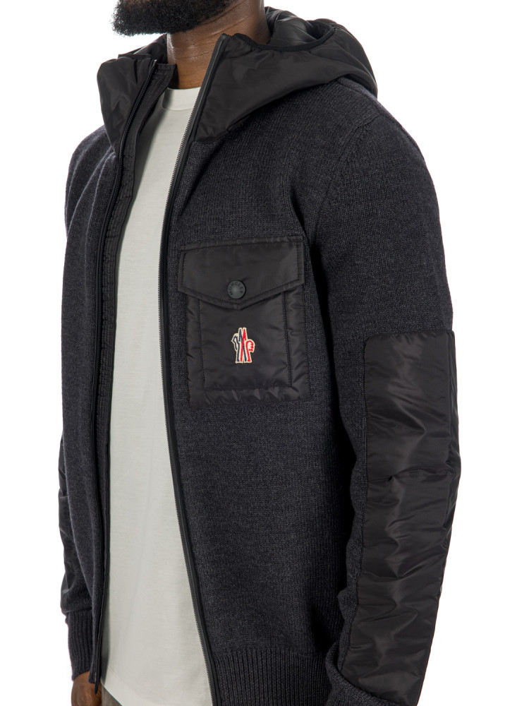 Moncler Grenoble cardigan Moncler Grenoble  CARDIGANgrijs - www.credomen.com - Credomen