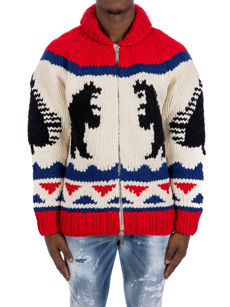 Dsquared2 Big Bear Zip Sweater | Credomen