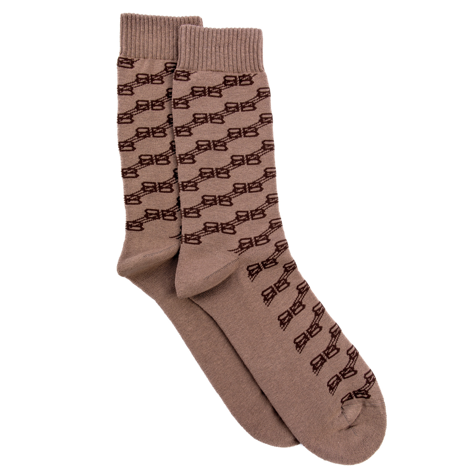 Burberry Brown Monogram Socks – BlackSkinny