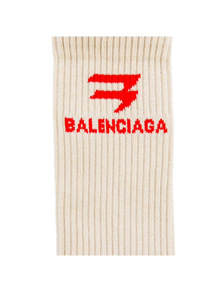 Balenciaga socks new sporty b Balenciaga  SOCKS NEW SPORTY Bbeige - www.credomen.com - Credomen