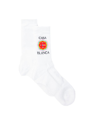 Casablanca ribbed sport socks 462-00123