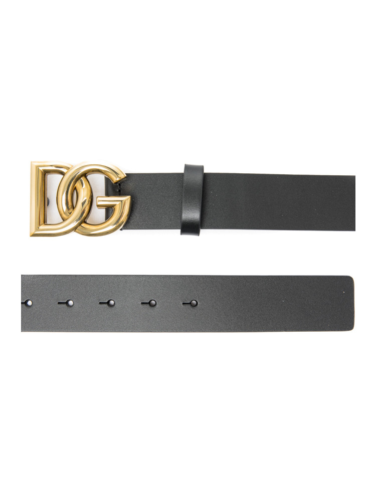 Dolce & Gabbana logo belt Dolce & Gabbana  Logo Beltzwart - www.credomen.com - Credomen