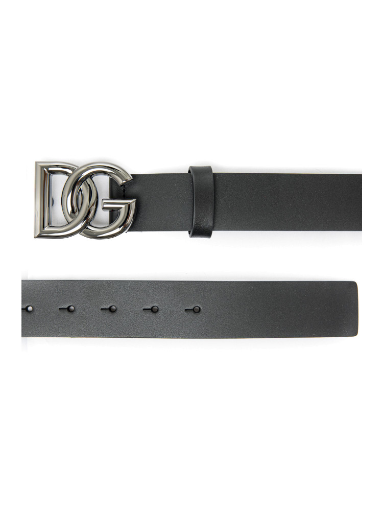 Dolce & Gabbana logo belt Dolce & Gabbana  LOGO BELTzwart - www.credomen.com - Credomen