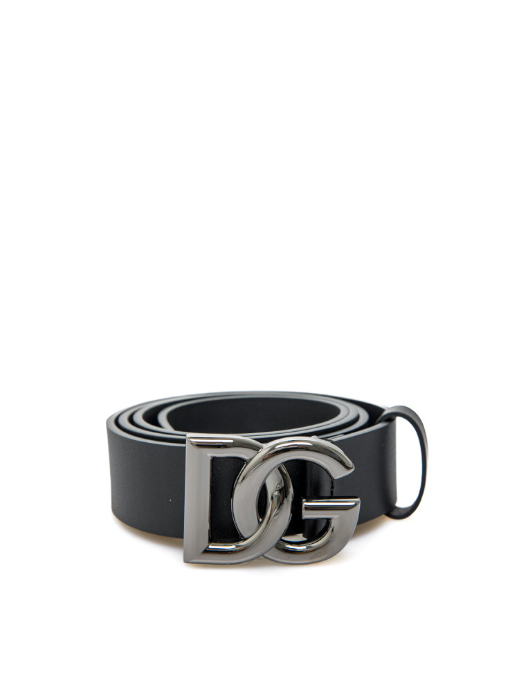 Dolce & Gabbana logo belt Dolce & Gabbana  LOGO BELTzwart - www.credomen.com - Credomen