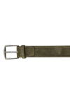 Aurélien suede leather belt Aurélien  SUEDE LEATHER BELTgroen - www.credomen.com - Credomen