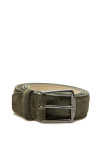 Aurélien suede leather belt Aurélien  SUEDE LEATHER BELTgroen - www.credomen.com - Credomen