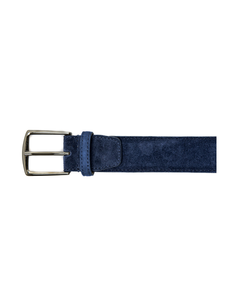 Aurélien suede leather belt Aurélien  SUEDE LEATHER BELTblauw - www.credomen.com - Credomen