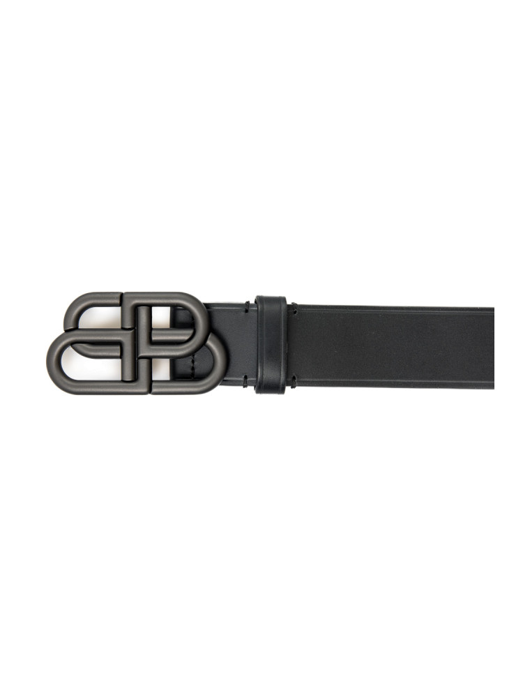 Balenciaga bb large belt 35 Balenciaga  BB LARGE BELT 35zwart - www.credomen.com - Credomen