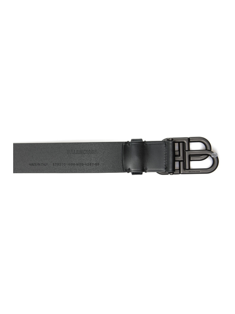 Balenciaga bb large belt 35 Balenciaga  BB LARGE BELT 35zwart - www.credomen.com - Credomen