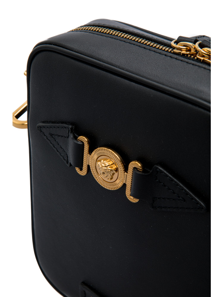 Versace: Black 'La Medusa' Bag | SSENSE Canada