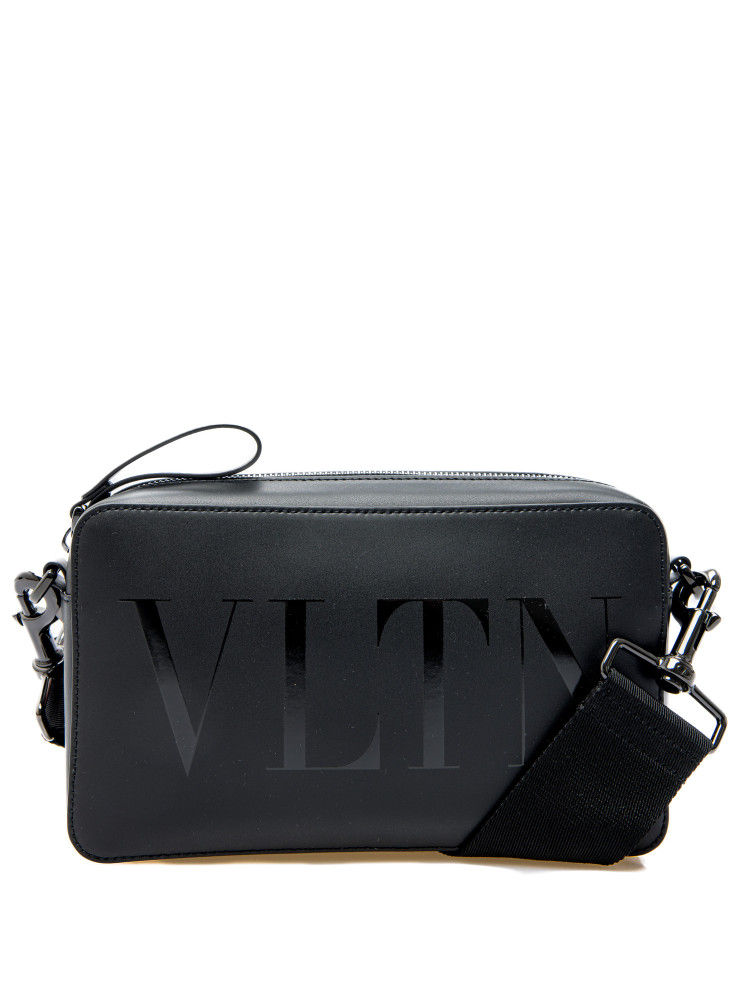 Valentino Men's Vltn Star Crossbody Bag In Black