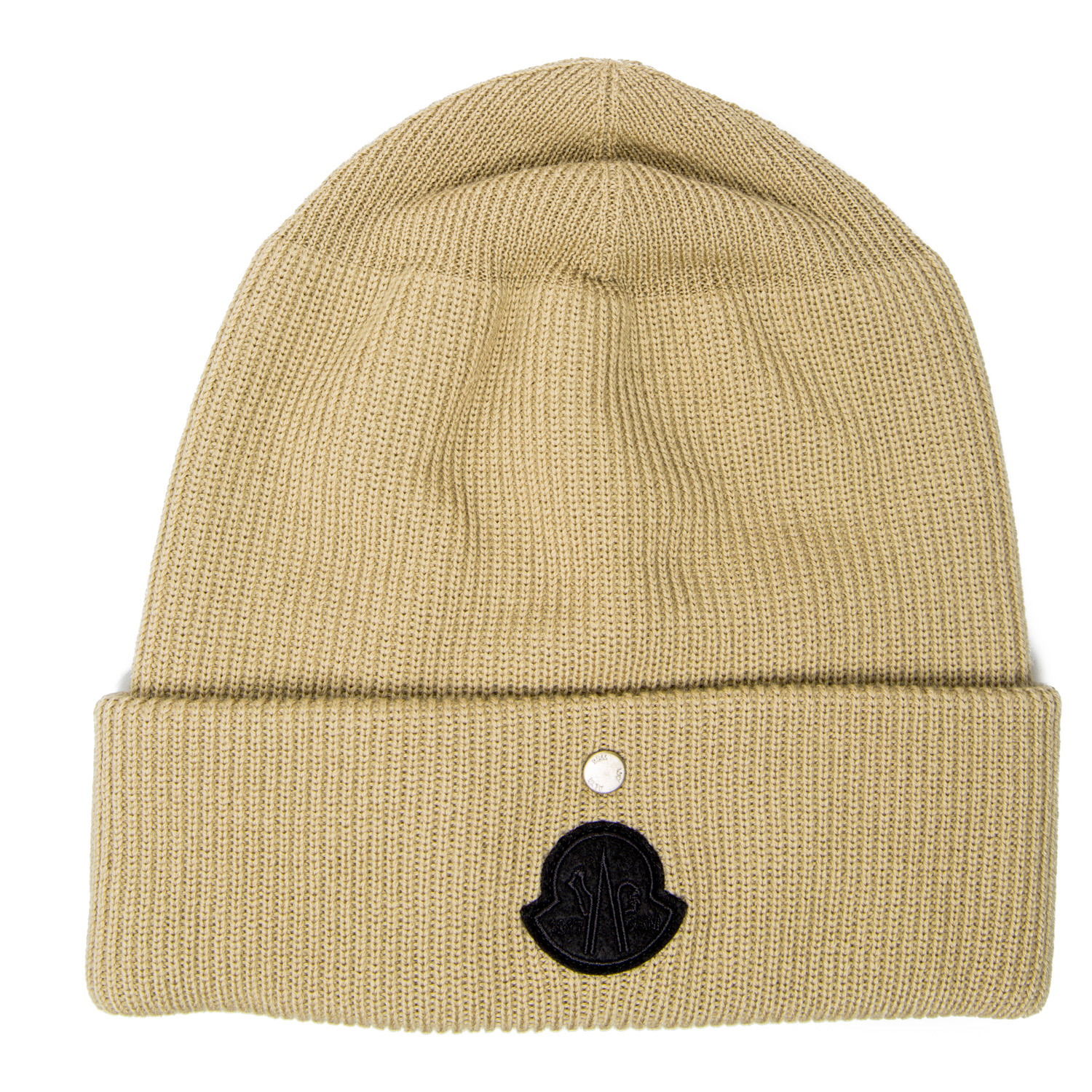 yellow moncler hat