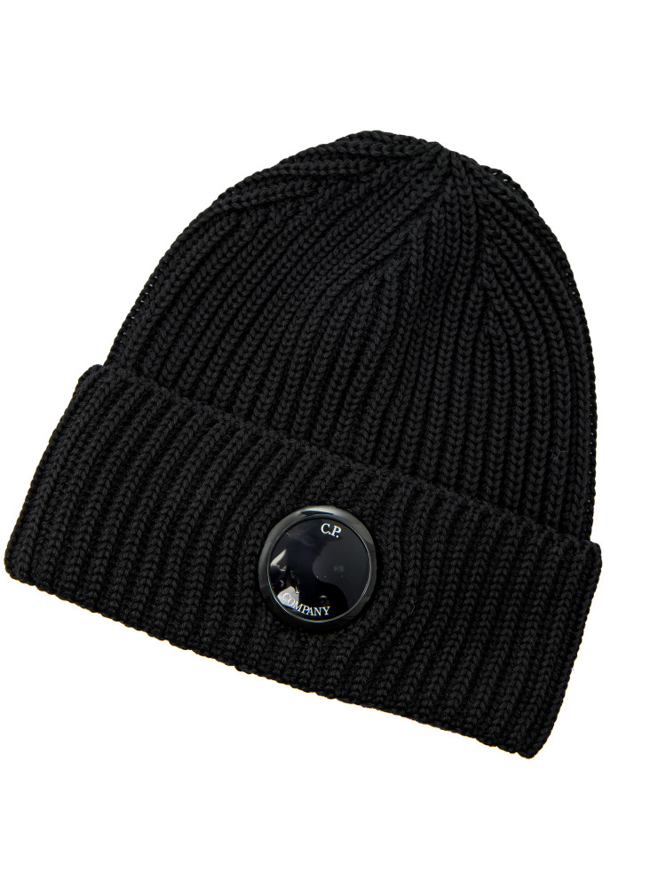 C.P. COMPANY lens beanie C.P. COMPANY  LENS BEANIEzwart - www.credomen.com - Credomen