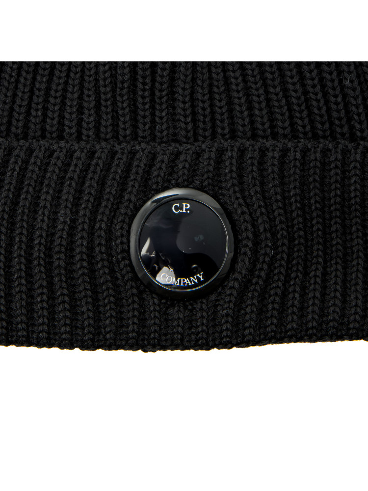 C.P. COMPANY lens beanie C.P. COMPANY  LENS BEANIEzwart - www.credomen.com - Credomen